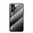 Coque Rebord Contour Silicone et Vitre Miroir Housse Etui Degrade Arc en Ciel LS1 pour Xiaomi Redmi K50 Gaming 5G Gris Fonce