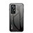 Coque Rebord Contour Silicone et Vitre Miroir Housse Etui Degrade Arc en Ciel LS1 pour Xiaomi Redmi K50 Ultra 5G Gris Fonce