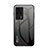 Coque Rebord Contour Silicone et Vitre Miroir Housse Etui Degrade Arc en Ciel LS1 pour Xiaomi Redmi K60E 5G Gris Fonce