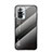 Coque Rebord Contour Silicone et Vitre Miroir Housse Etui Degrade Arc en Ciel LS1 pour Xiaomi Redmi Note 10 Pro 4G Gris Fonce