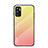 Coque Rebord Contour Silicone et Vitre Miroir Housse Etui Degrade Arc en Ciel LS1 pour Xiaomi Redmi Note 11 SE 5G Jaune