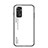 Coque Rebord Contour Silicone et Vitre Miroir Housse Etui Degrade Arc en Ciel LS1 pour Xiaomi Redmi Note 11S 4G Blanc