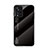 Coque Rebord Contour Silicone et Vitre Miroir Housse Etui Degrade Arc en Ciel LS1 pour Xiaomi Redmi Note 11T 5G Noir
