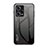 Coque Rebord Contour Silicone et Vitre Miroir Housse Etui Degrade Arc en Ciel LS1 pour Xiaomi Redmi Note 12 Pro 5G Gris Fonce