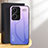 Coque Rebord Contour Silicone et Vitre Miroir Housse Etui Degrade Arc en Ciel LS1 pour Xiaomi Redmi Note 13 Pro+ Plus 5G Violet Clair