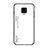 Coque Rebord Contour Silicone et Vitre Miroir Housse Etui Degrade Arc en Ciel LS1 pour Xiaomi Redmi Note 9S Blanc
