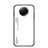 Coque Rebord Contour Silicone et Vitre Miroir Housse Etui Degrade Arc en Ciel LS1 pour Xiaomi Redmi Note 9T 5G Blanc