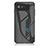 Coque Rebord Contour Silicone et Vitre Miroir Housse Etui Degrade Arc en Ciel LS2 pour Asus ROG Phone 6 Petit