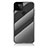 Coque Rebord Contour Silicone et Vitre Miroir Housse Etui Degrade Arc en Ciel LS2 pour Google Pixel 5a 5G Noir