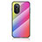 Coque Rebord Contour Silicone et Vitre Miroir Housse Etui Degrade Arc en Ciel LS2 pour Huawei Honor 50 SE 5G Petit