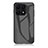 Coque Rebord Contour Silicone et Vitre Miroir Housse Etui Degrade Arc en Ciel LS2 pour Huawei Honor X6 Noir