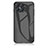 Coque Rebord Contour Silicone et Vitre Miroir Housse Etui Degrade Arc en Ciel LS2 pour Huawei Honor X8 4G Noir