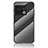 Coque Rebord Contour Silicone et Vitre Miroir Housse Etui Degrade Arc en Ciel LS2 pour OnePlus 10 Pro 5G Noir