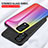 Coque Rebord Contour Silicone et Vitre Miroir Housse Etui Degrade Arc en Ciel LS2 pour OnePlus Nord 2 5G Petit