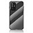 Coque Rebord Contour Silicone et Vitre Miroir Housse Etui Degrade Arc en Ciel LS2 pour Oppo A94 5G Noir