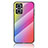 Coque Rebord Contour Silicone et Vitre Miroir Housse Etui Degrade Arc en Ciel LS2 pour Oppo F21 Pro 5G Petit