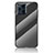 Coque Rebord Contour Silicone et Vitre Miroir Housse Etui Degrade Arc en Ciel LS2 pour Oppo Find X3 5G Noir