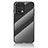 Coque Rebord Contour Silicone et Vitre Miroir Housse Etui Degrade Arc en Ciel LS2 pour Oppo Find X5 Pro 5G Noir