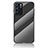 Coque Rebord Contour Silicone et Vitre Miroir Housse Etui Degrade Arc en Ciel LS2 pour Oppo Reno6 5G Noir