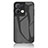 Coque Rebord Contour Silicone et Vitre Miroir Housse Etui Degrade Arc en Ciel LS2 pour Oppo Reno8 Pro 5G Noir