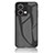 Coque Rebord Contour Silicone et Vitre Miroir Housse Etui Degrade Arc en Ciel LS2 pour Oppo Reno9 Pro 5G Noir