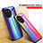 Coque Rebord Contour Silicone et Vitre Miroir Housse Etui Degrade Arc en Ciel LS2 pour Realme 11 4G Petit