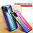 Coque Rebord Contour Silicone et Vitre Miroir Housse Etui Degrade Arc en Ciel LS2 pour Realme 8 4G Petit