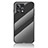 Coque Rebord Contour Silicone et Vitre Miroir Housse Etui Degrade Arc en Ciel LS2 pour Realme 9 Pro+ Plus 5G Noir