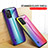 Coque Rebord Contour Silicone et Vitre Miroir Housse Etui Degrade Arc en Ciel LS2 pour Realme C31 Petit