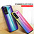 Coque Rebord Contour Silicone et Vitre Miroir Housse Etui Degrade Arc en Ciel LS2 pour Realme GT Neo 3T 5G Petit