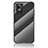 Coque Rebord Contour Silicone et Vitre Miroir Housse Etui Degrade Arc en Ciel LS2 pour Realme GT Neo3 5G Noir