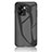 Coque Rebord Contour Silicone et Vitre Miroir Housse Etui Degrade Arc en Ciel LS2 pour Realme Narzo 50 5G Noir