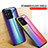 Coque Rebord Contour Silicone et Vitre Miroir Housse Etui Degrade Arc en Ciel LS2 pour Realme Narzo 50A Petit