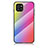 Coque Rebord Contour Silicone et Vitre Miroir Housse Etui Degrade Arc en Ciel LS2 pour Samsung Galaxy A03 Petit