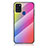 Coque Rebord Contour Silicone et Vitre Miroir Housse Etui Degrade Arc en Ciel LS2 pour Samsung Galaxy A21s Petit