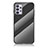Coque Rebord Contour Silicone et Vitre Miroir Housse Etui Degrade Arc en Ciel LS2 pour Samsung Galaxy A32 4G Noir