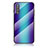 Coque Rebord Contour Silicone et Vitre Miroir Housse Etui Degrade Arc en Ciel LS2 pour Samsung Galaxy A41 SC-41A Petit