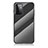 Coque Rebord Contour Silicone et Vitre Miroir Housse Etui Degrade Arc en Ciel LS2 pour Samsung Galaxy A72 5G Noir