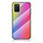 Coque Rebord Contour Silicone et Vitre Miroir Housse Etui Degrade Arc en Ciel LS2 pour Samsung Galaxy F02S SM-E025F Petit