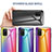 Coque Rebord Contour Silicone et Vitre Miroir Housse Etui Degrade Arc en Ciel LS2 pour Samsung Galaxy M02s Petit