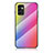 Coque Rebord Contour Silicone et Vitre Miroir Housse Etui Degrade Arc en Ciel LS2 pour Samsung Galaxy M23 5G Petit