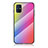 Coque Rebord Contour Silicone et Vitre Miroir Housse Etui Degrade Arc en Ciel LS2 pour Samsung Galaxy M31s Petit