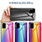 Coque Rebord Contour Silicone et Vitre Miroir Housse Etui Degrade Arc en Ciel LS2 pour Samsung Galaxy M40S Petit