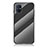 Coque Rebord Contour Silicone et Vitre Miroir Housse Etui Degrade Arc en Ciel LS2 pour Samsung Galaxy M51 Noir
