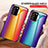 Coque Rebord Contour Silicone et Vitre Miroir Housse Etui Degrade Arc en Ciel LS2 pour Samsung Galaxy Note 20 Ultra 5G Petit