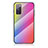 Coque Rebord Contour Silicone et Vitre Miroir Housse Etui Degrade Arc en Ciel LS2 pour Samsung Galaxy S20 FE 4G Petit