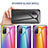 Coque Rebord Contour Silicone et Vitre Miroir Housse Etui Degrade Arc en Ciel LS2 pour Samsung Galaxy S20 FE 4G Petit