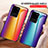 Coque Rebord Contour Silicone et Vitre Miroir Housse Etui Degrade Arc en Ciel LS2 pour Samsung Galaxy S20 Ultra 5G Petit