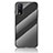 Coque Rebord Contour Silicone et Vitre Miroir Housse Etui Degrade Arc en Ciel LS2 pour Vivo Y12s (2021) Noir