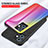 Coque Rebord Contour Silicone et Vitre Miroir Housse Etui Degrade Arc en Ciel LS2 pour Vivo Y52t 5G Petit